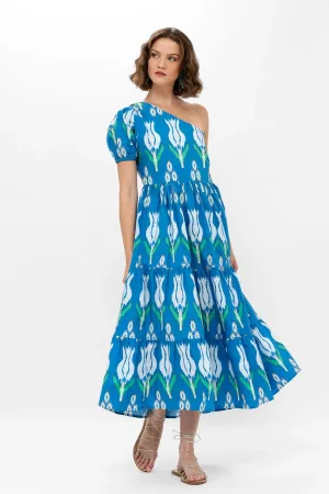 One Shoulder Maxi Dress