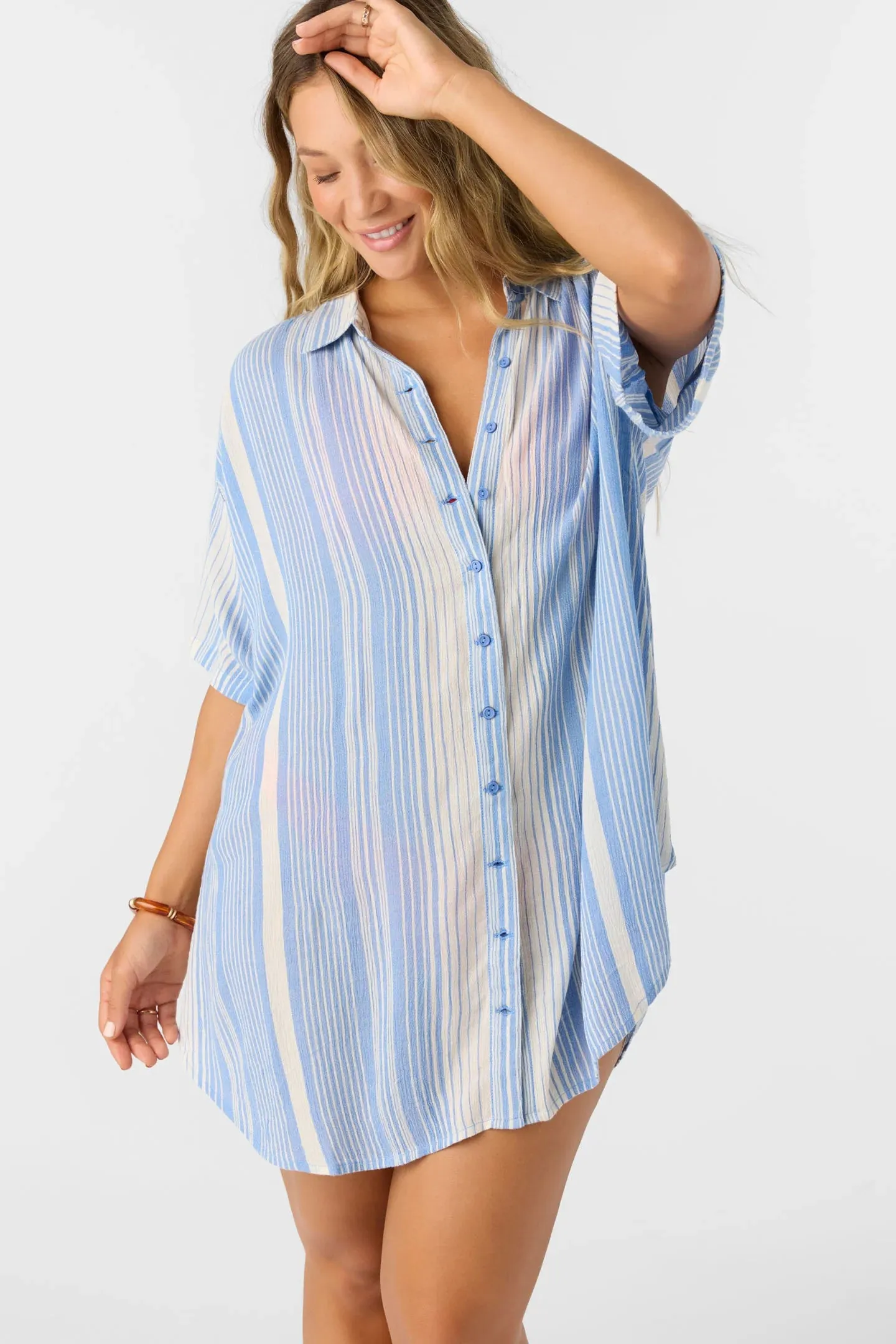 Oneill Women's Saltwater Essentials Carlee Striped Dress