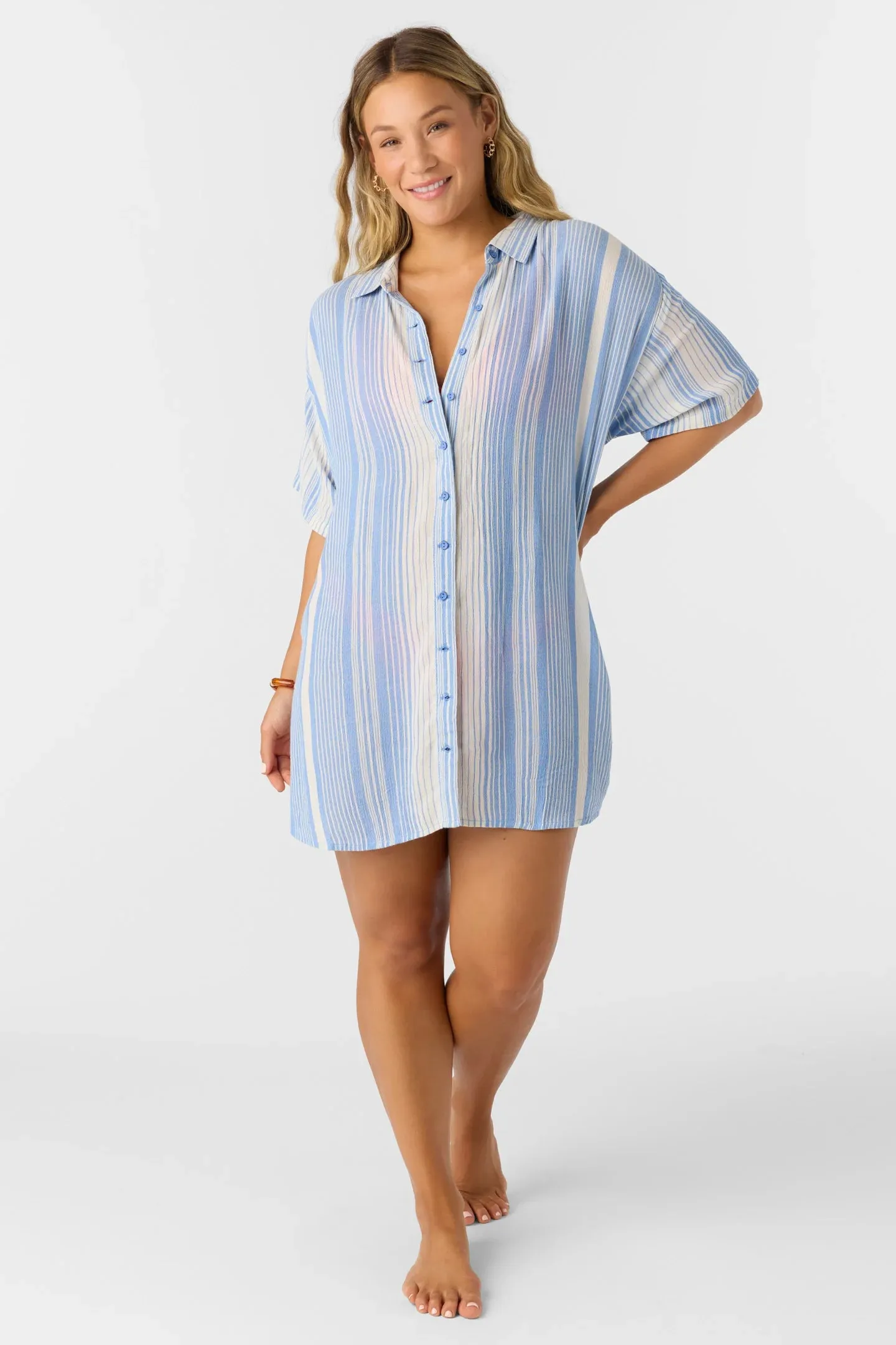 Oneill Women's Saltwater Essentials Carlee Striped Dress