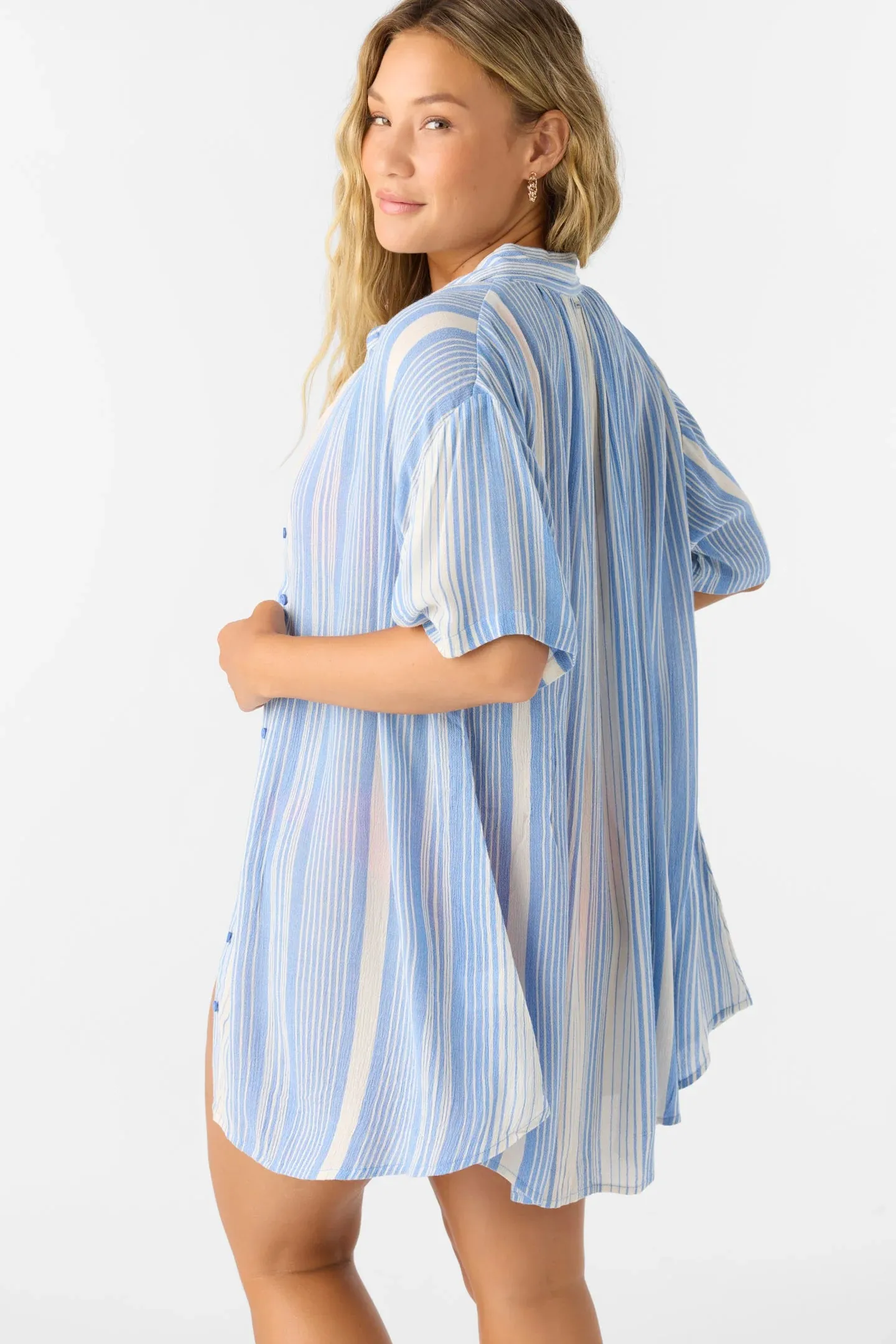 Oneill Women's Saltwater Essentials Carlee Striped Dress