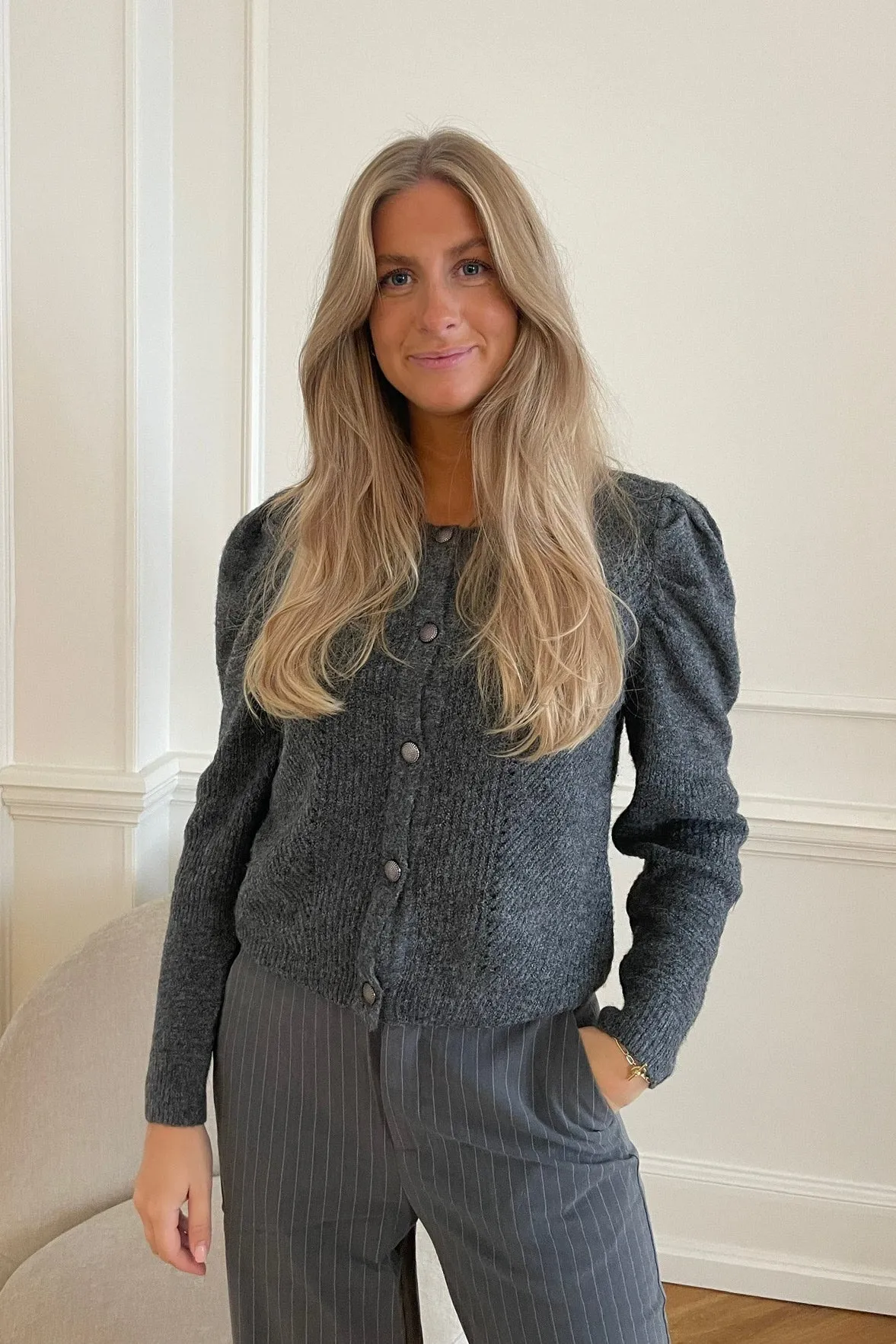 ONLMarli Life Cardigan - Mørkegrå