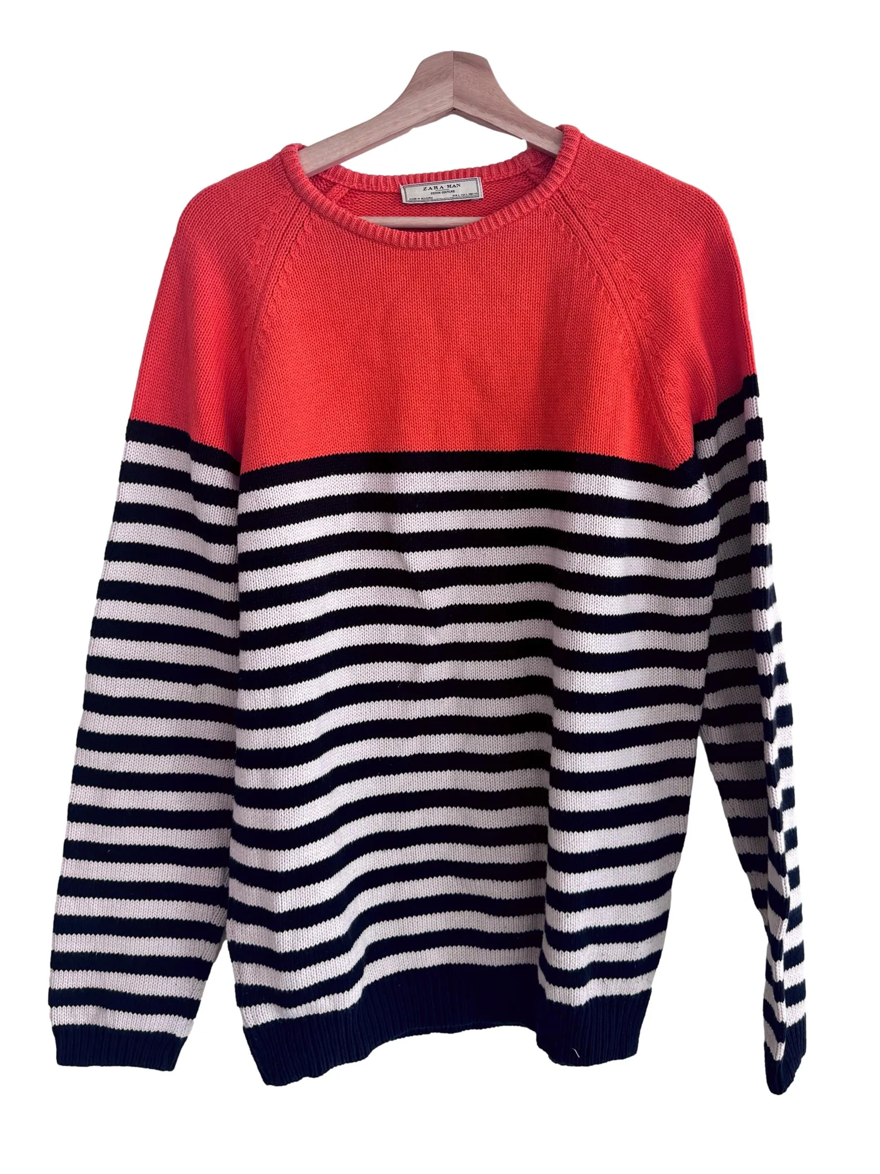 Orange Stripes Knitwear