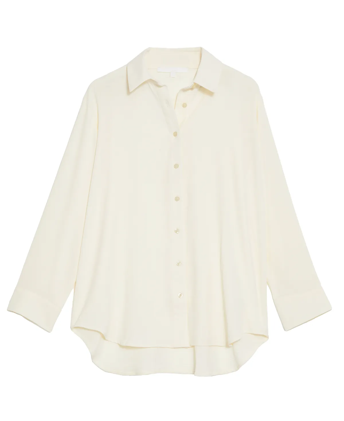 Oversized Button-Up Women’s ‘Chloe’ Shirt - Coconut