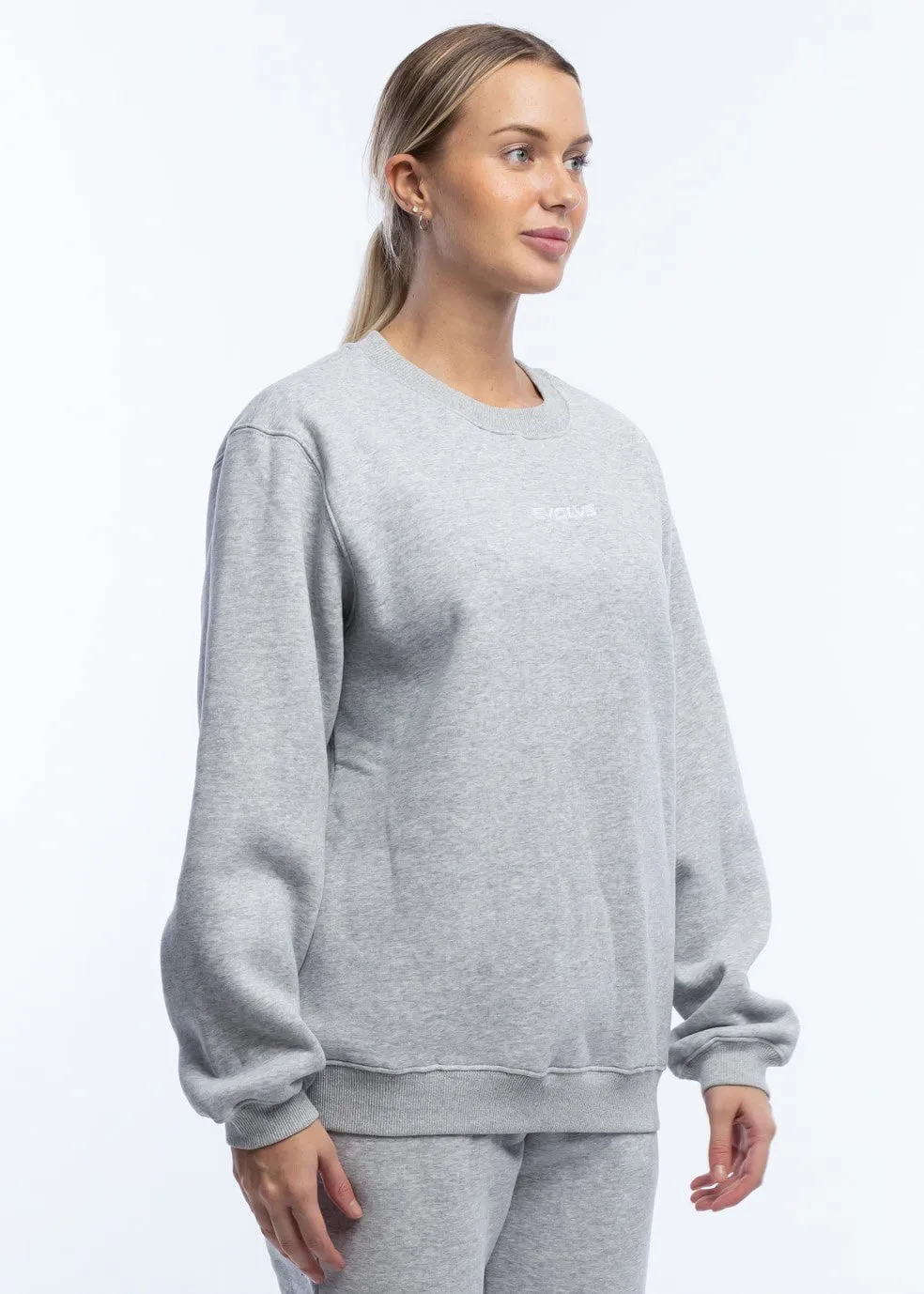 Oversized Crewneck - Cloud Grey