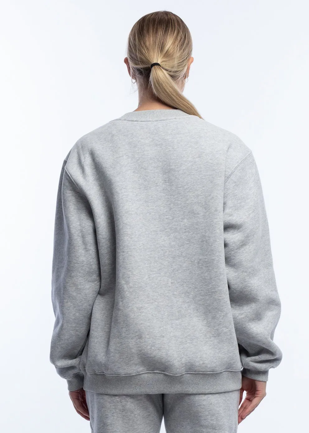 Oversized Crewneck - Cloud Grey