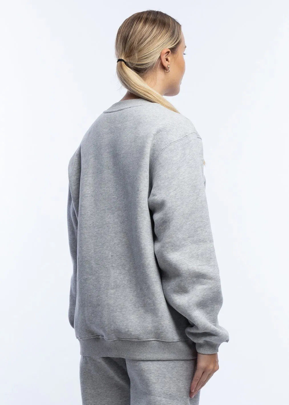 Oversized Crewneck - Cloud Grey