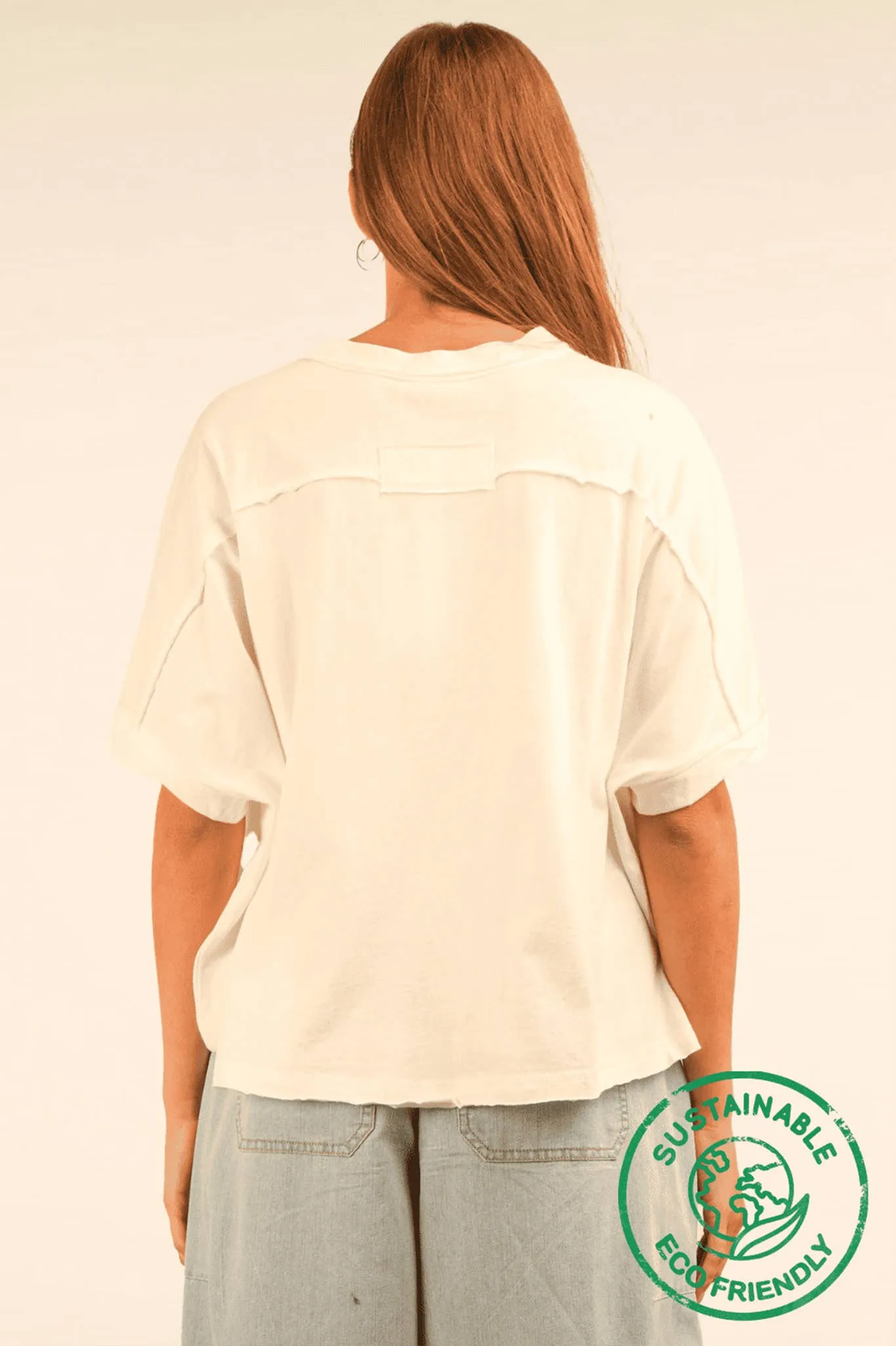 Oversized Crop Comfy Top