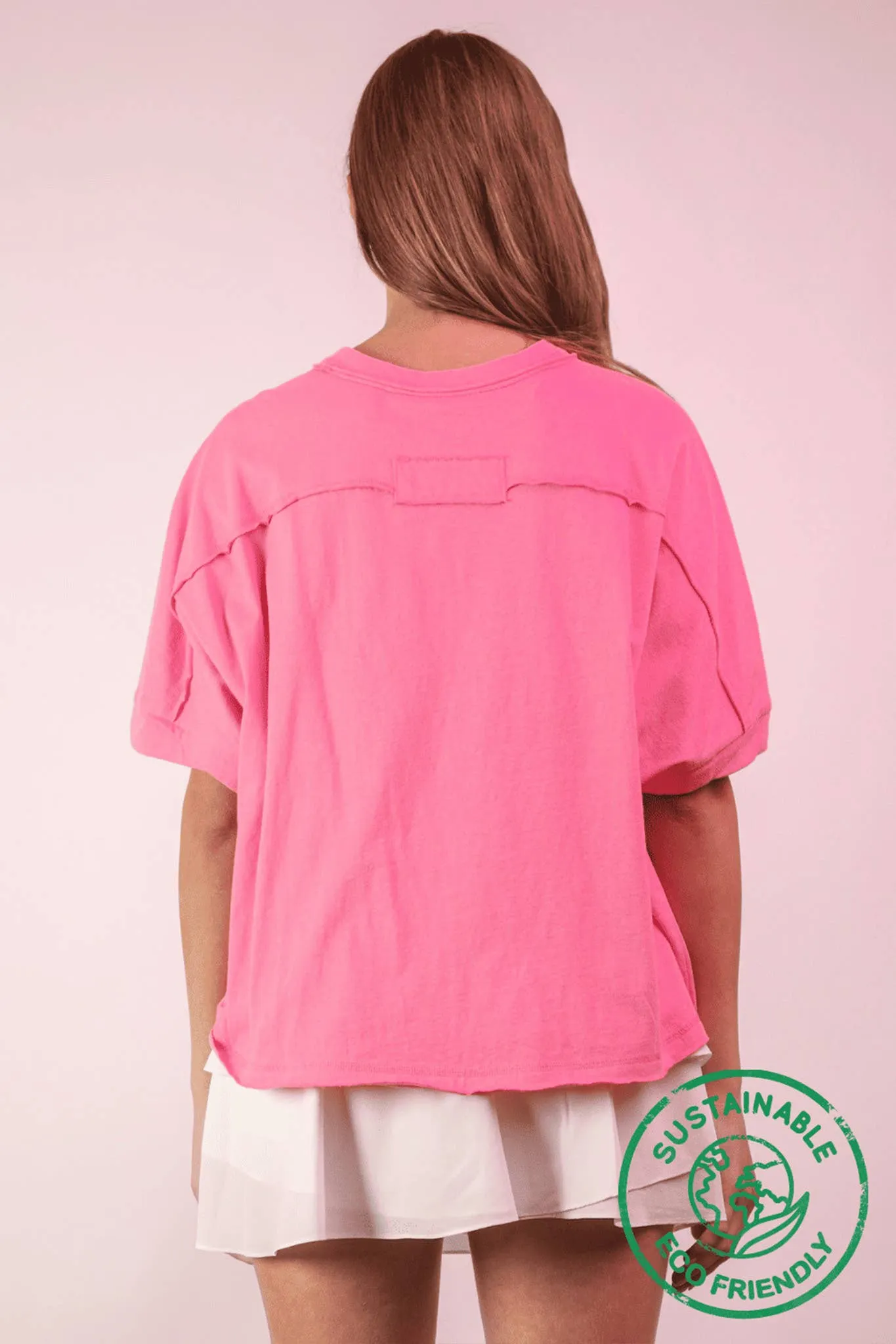 Oversized Crop Comfy Top