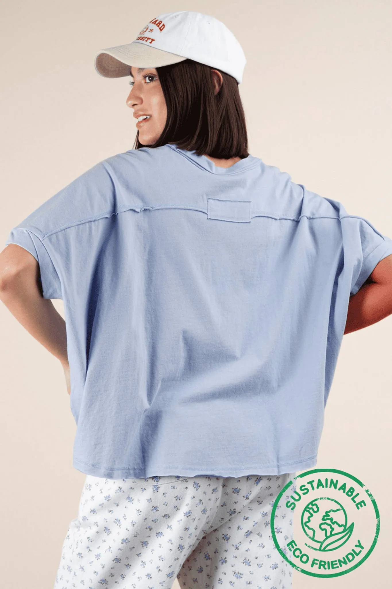Oversized Crop Comfy Top