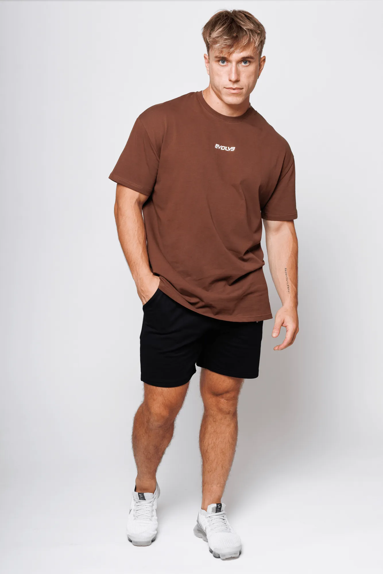 Oversized Tee - Chocolate