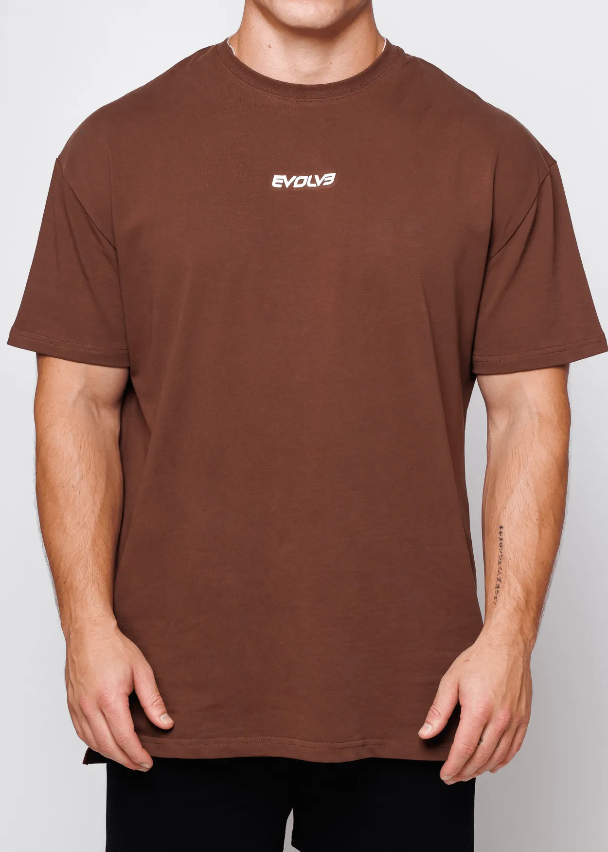 Oversized Tee - Chocolate