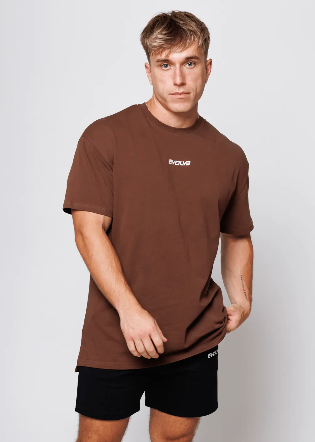 Oversized Tee - Chocolate