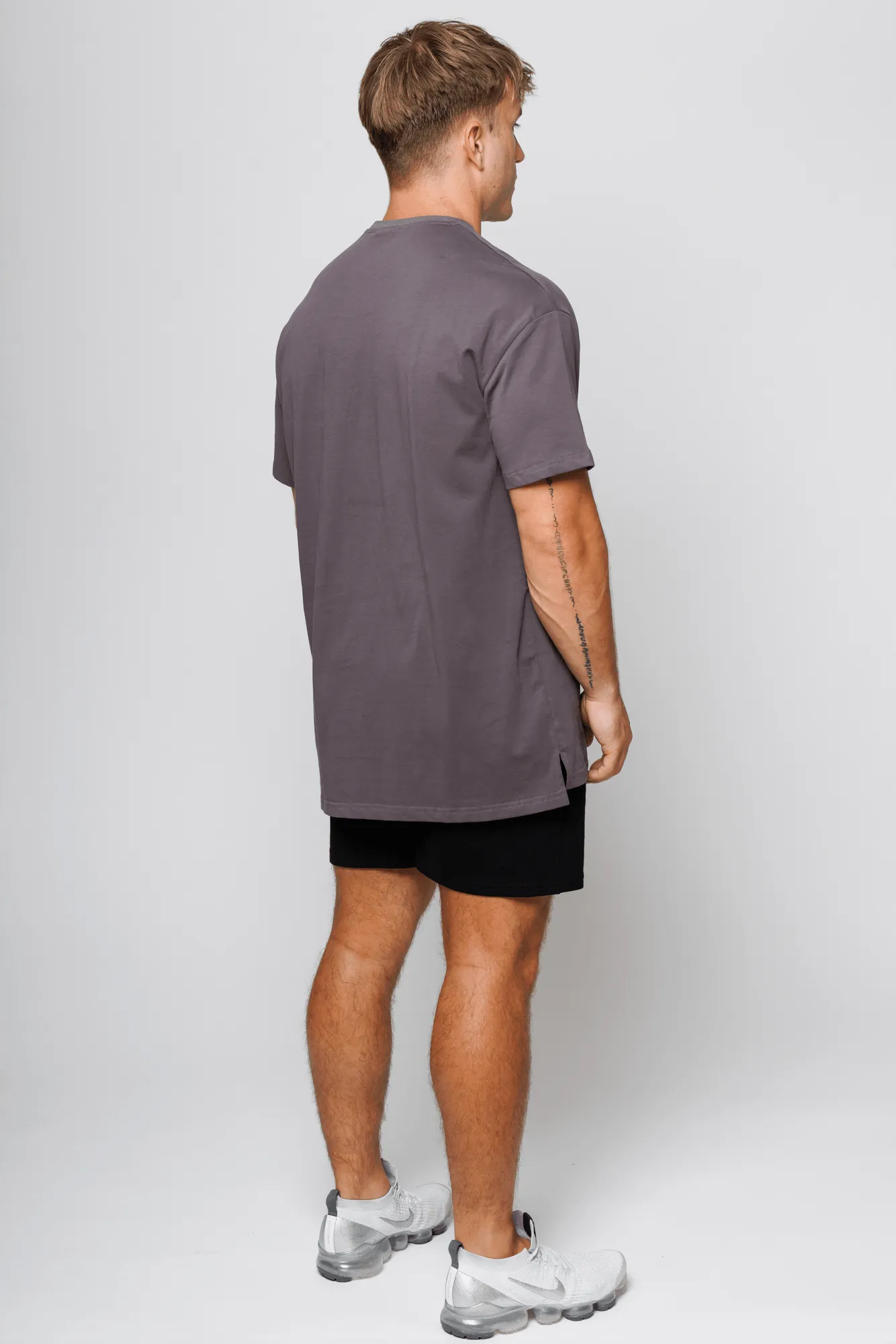 Oversized Tee - Slate Grey