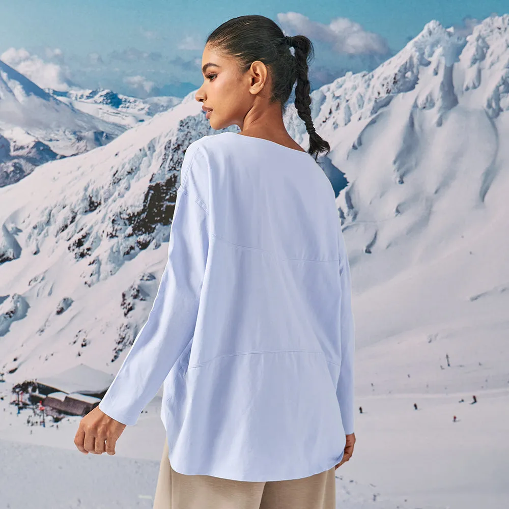 Oversized Top - Periwinkle