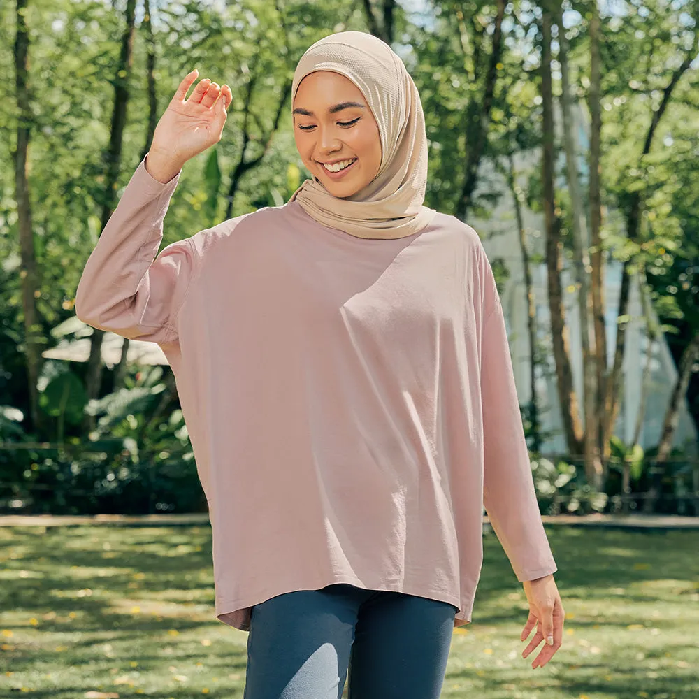 Oversized Top - Rose Wood