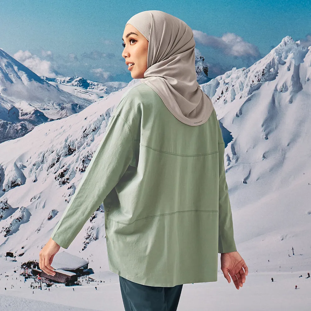Oversized Top - Sage