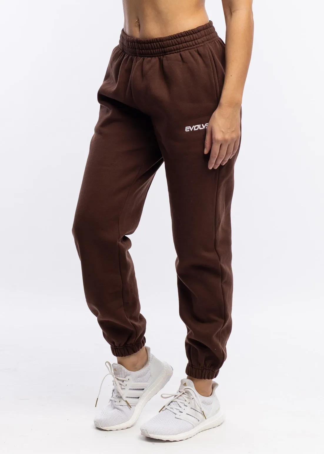 Oversized Trackies - Chocolate