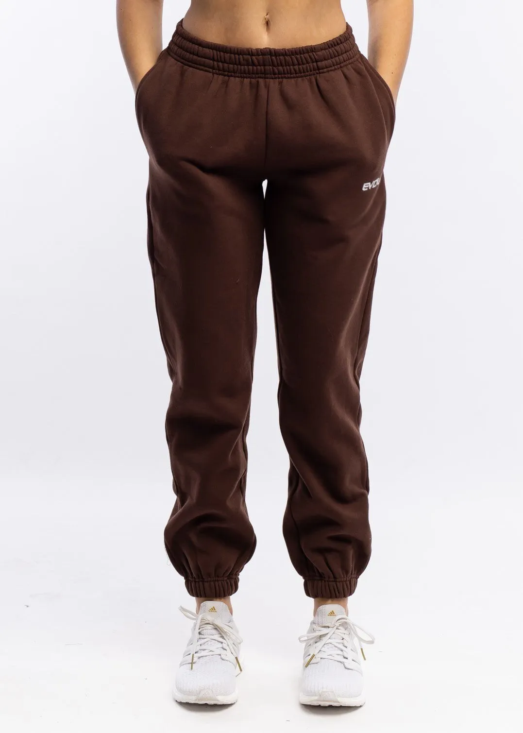 Oversized Trackies - Chocolate