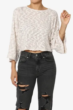 Paige Marled Knit Boxy Crop Top