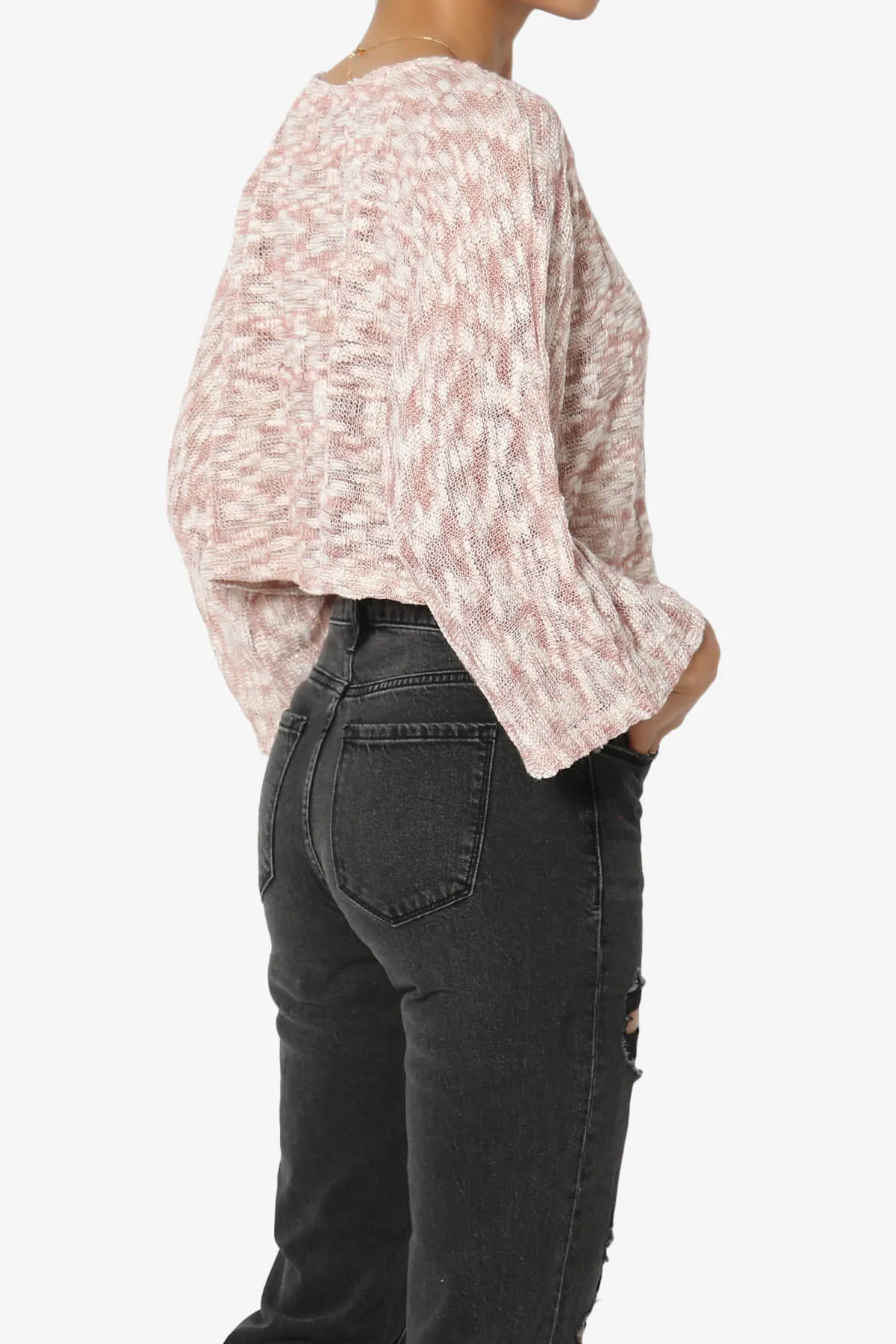 Paige Marled Knit Boxy Crop Top