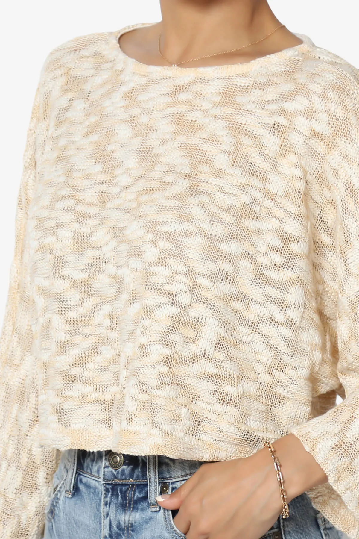 Paige Marled Knit Boxy Crop Top