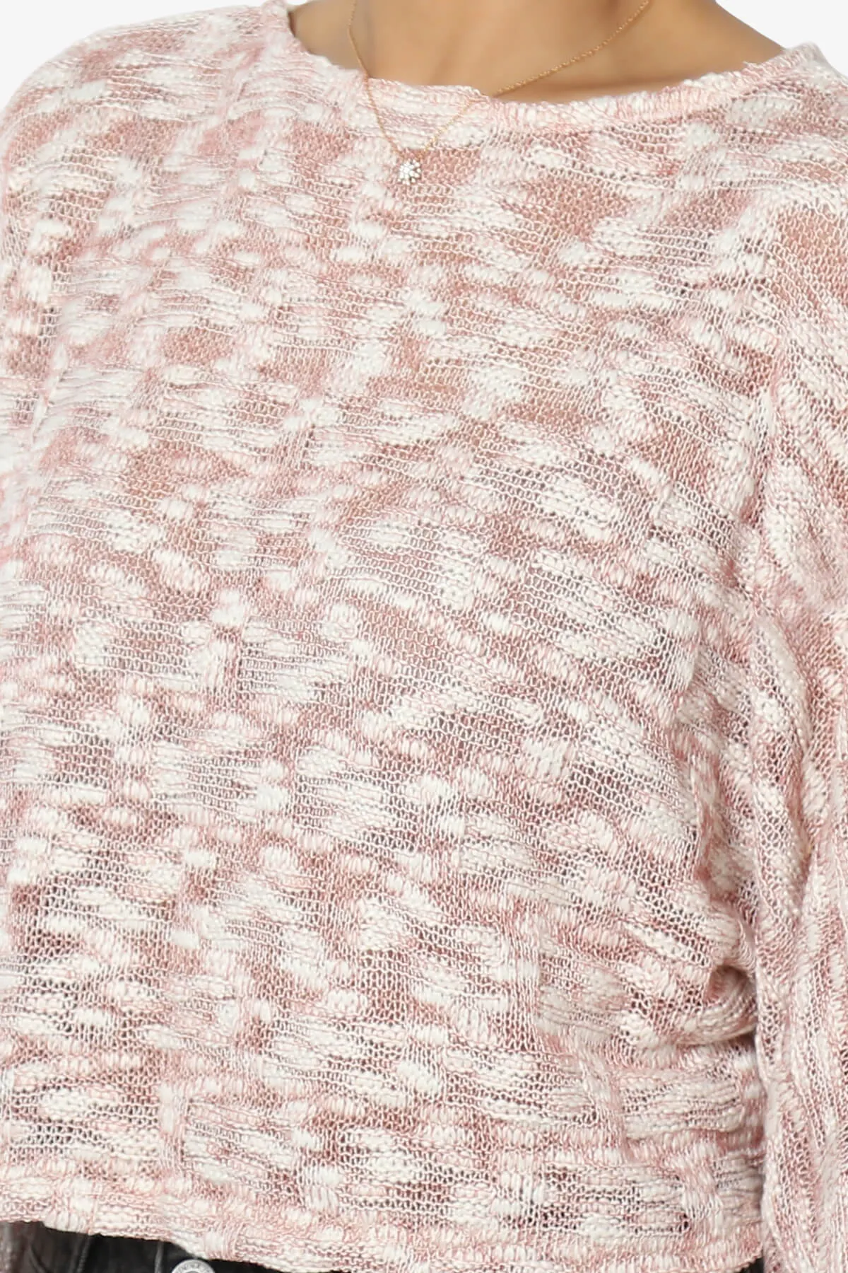 Paige Marled Knit Boxy Crop Top
