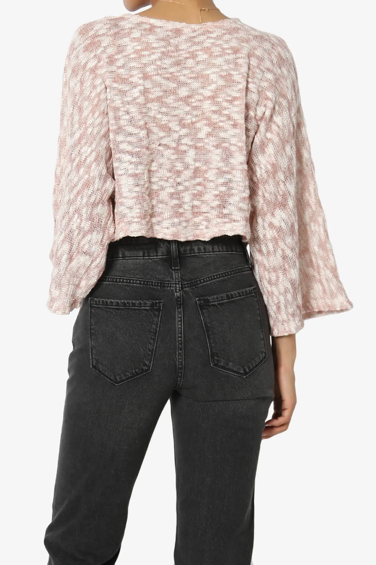 Paige Marled Knit Boxy Crop Top