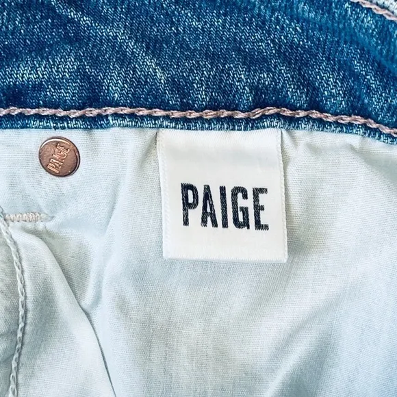 Paige Womens Robbie Ultra High-Rise Denim Bermuda Shorts. BKE Size 25 #1251 NWT