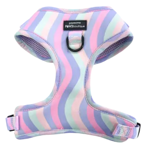 Pawsome Paws Boutique - D-Ring Adjustable Dog Harness – Pastel Swirl