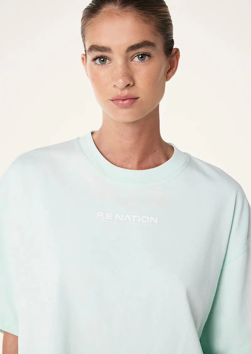 P.E Nation Namedrop Tee - Hint Of Mint