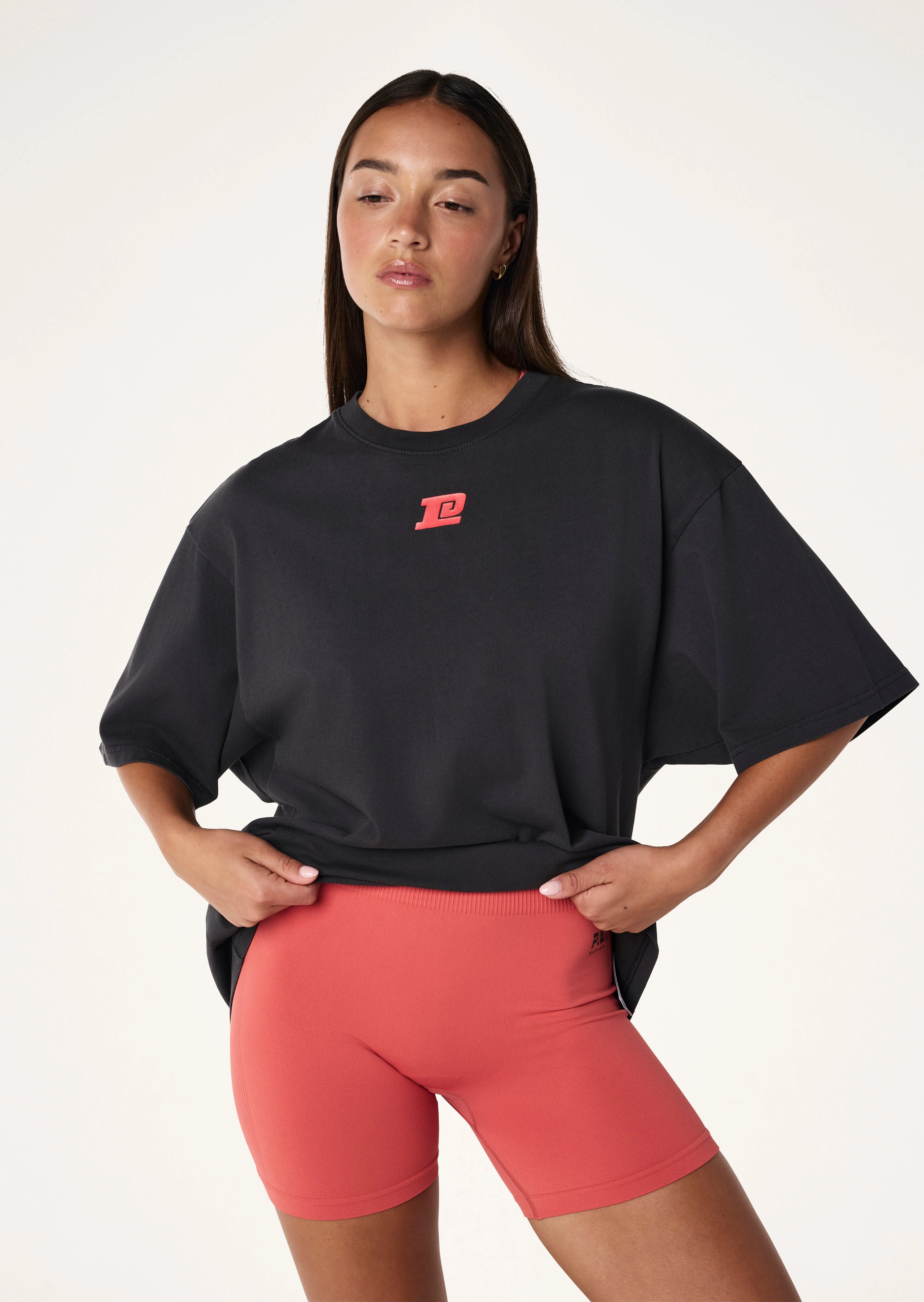 PE Nation, Playfield Tee | Washed Black