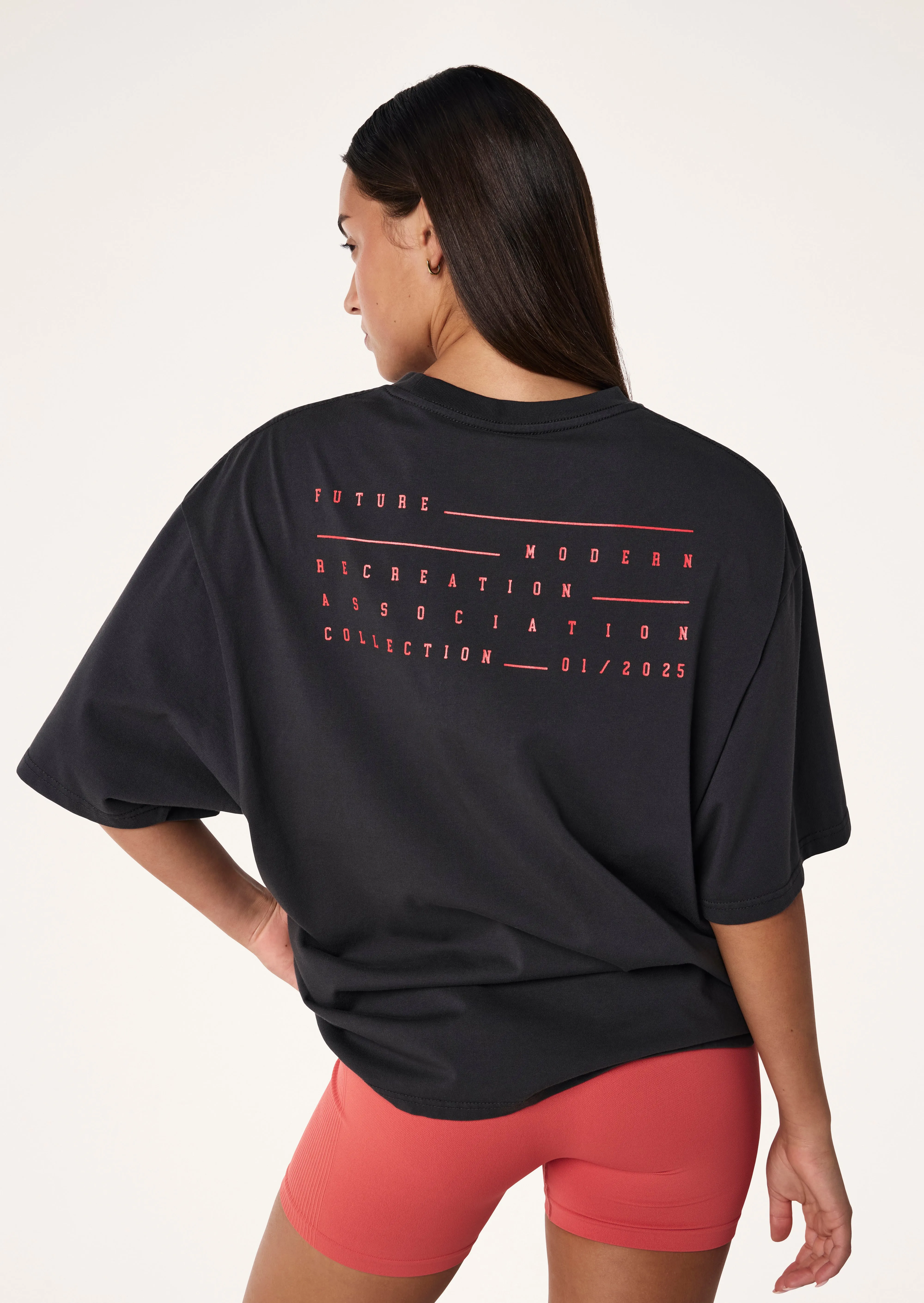 PE Nation, Playfield Tee | Washed Black