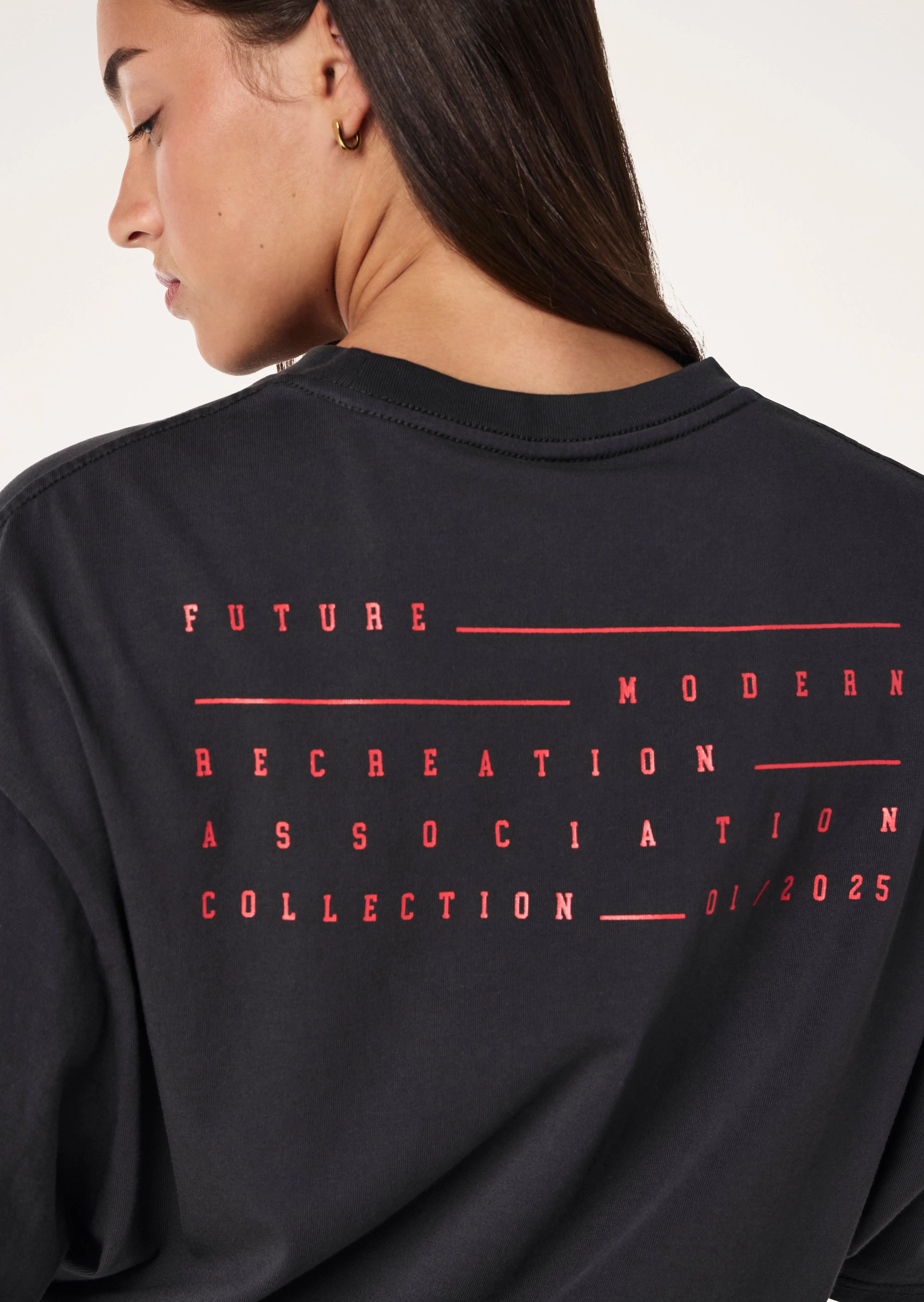 PE Nation, Playfield Tee | Washed Black