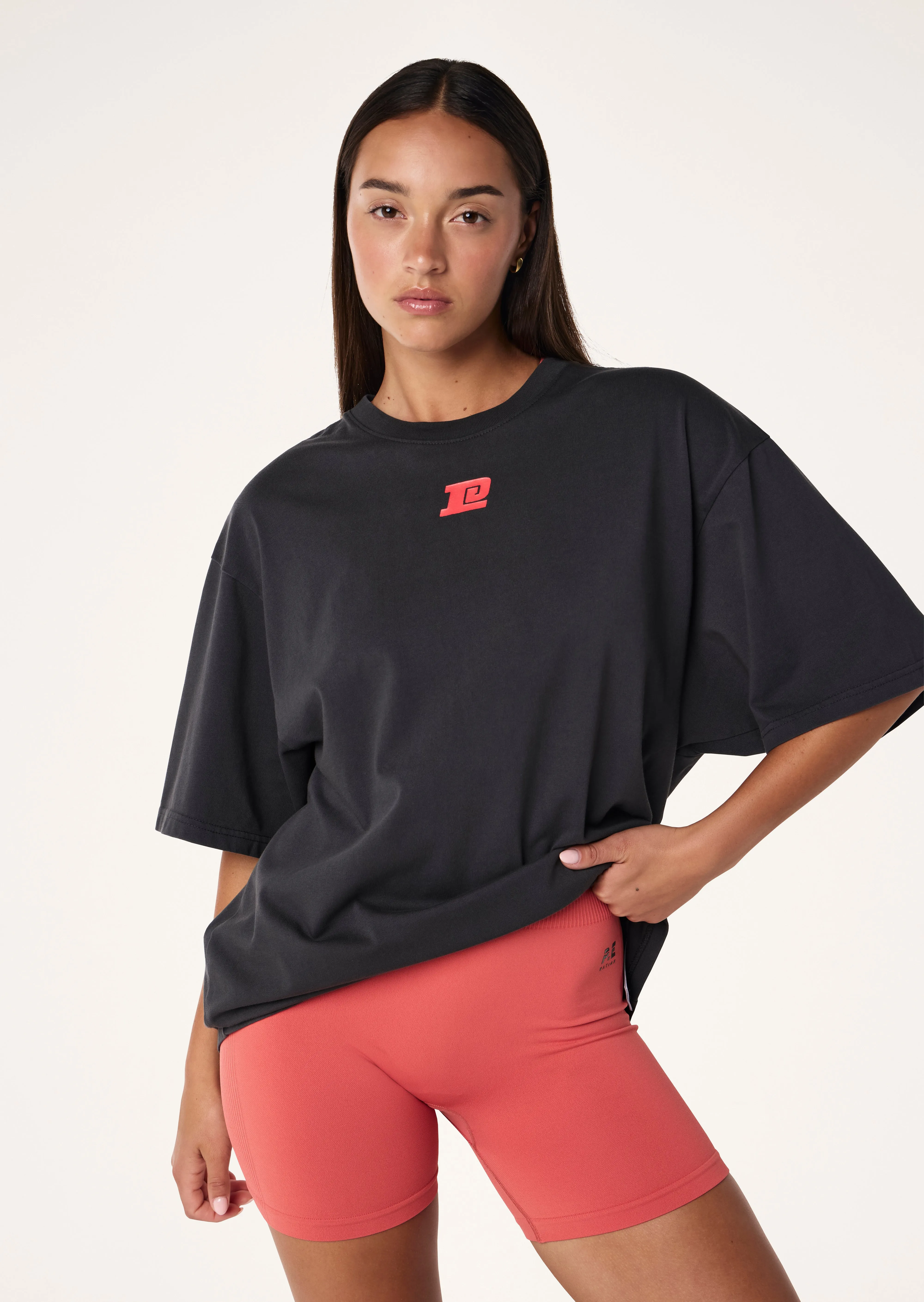 PE Nation, Playfield Tee | Washed Black