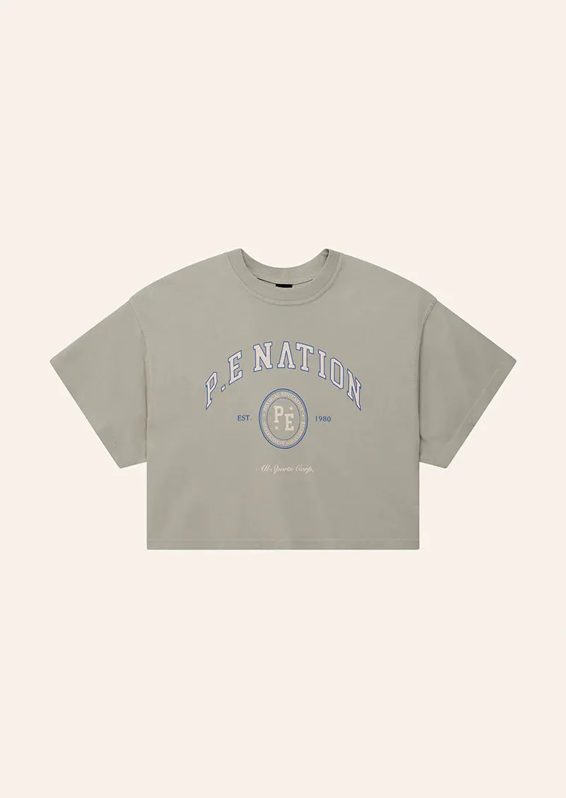 P.E Nation Way Back Tee - Washed Moonstruck