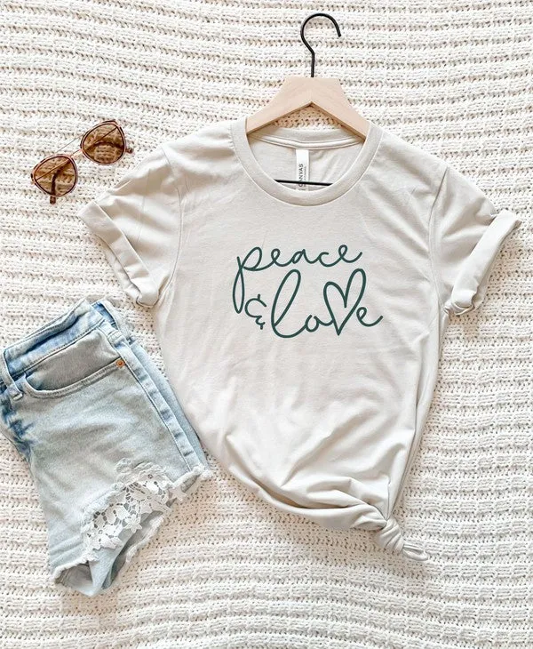 Peace & Love Graphic Tee