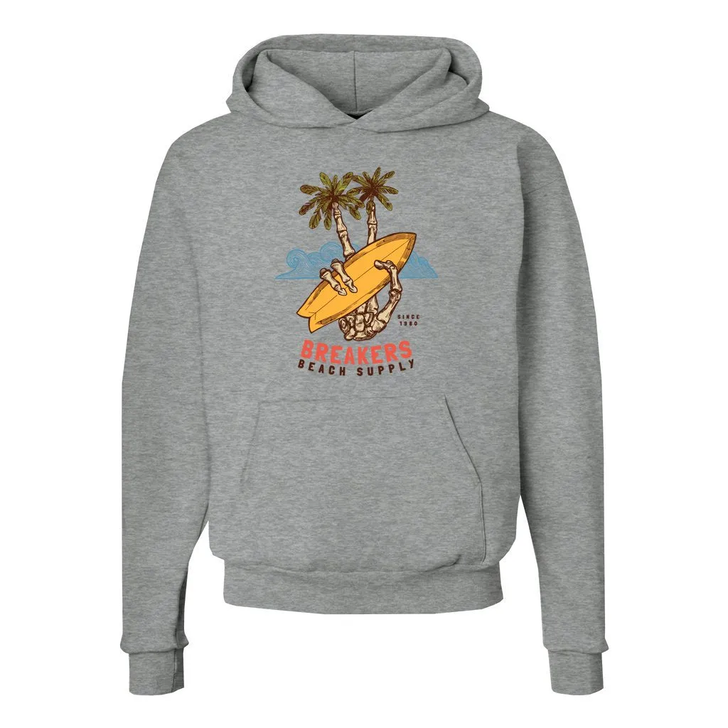 Peace Palms (Color Print) - Unisex Ecosmart Hooded Sweatshirt