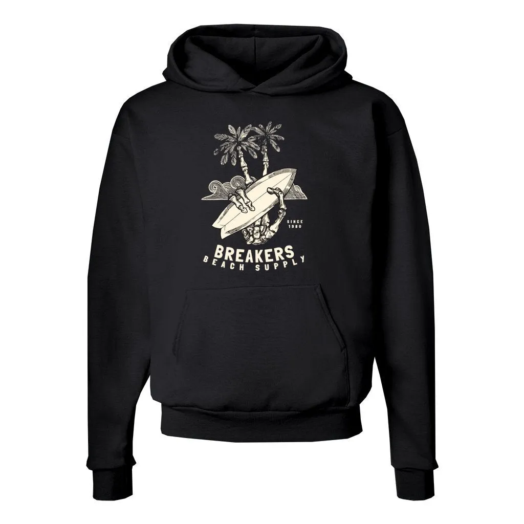 Peace Palms (Light Print) - Unisex Ecosmart Hooded Sweatshirt