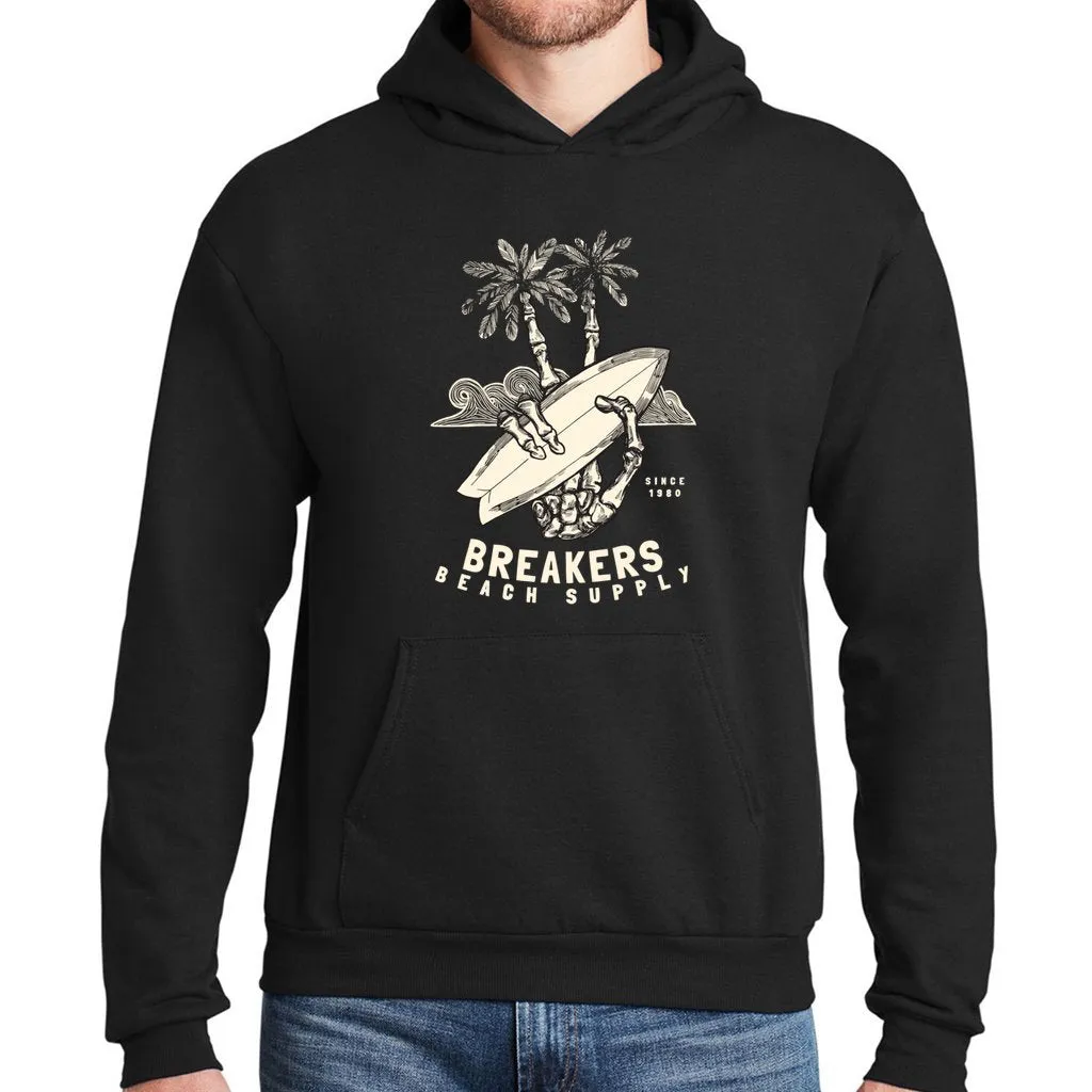 Peace Palms (Light Print) - Unisex Ecosmart Hooded Sweatshirt