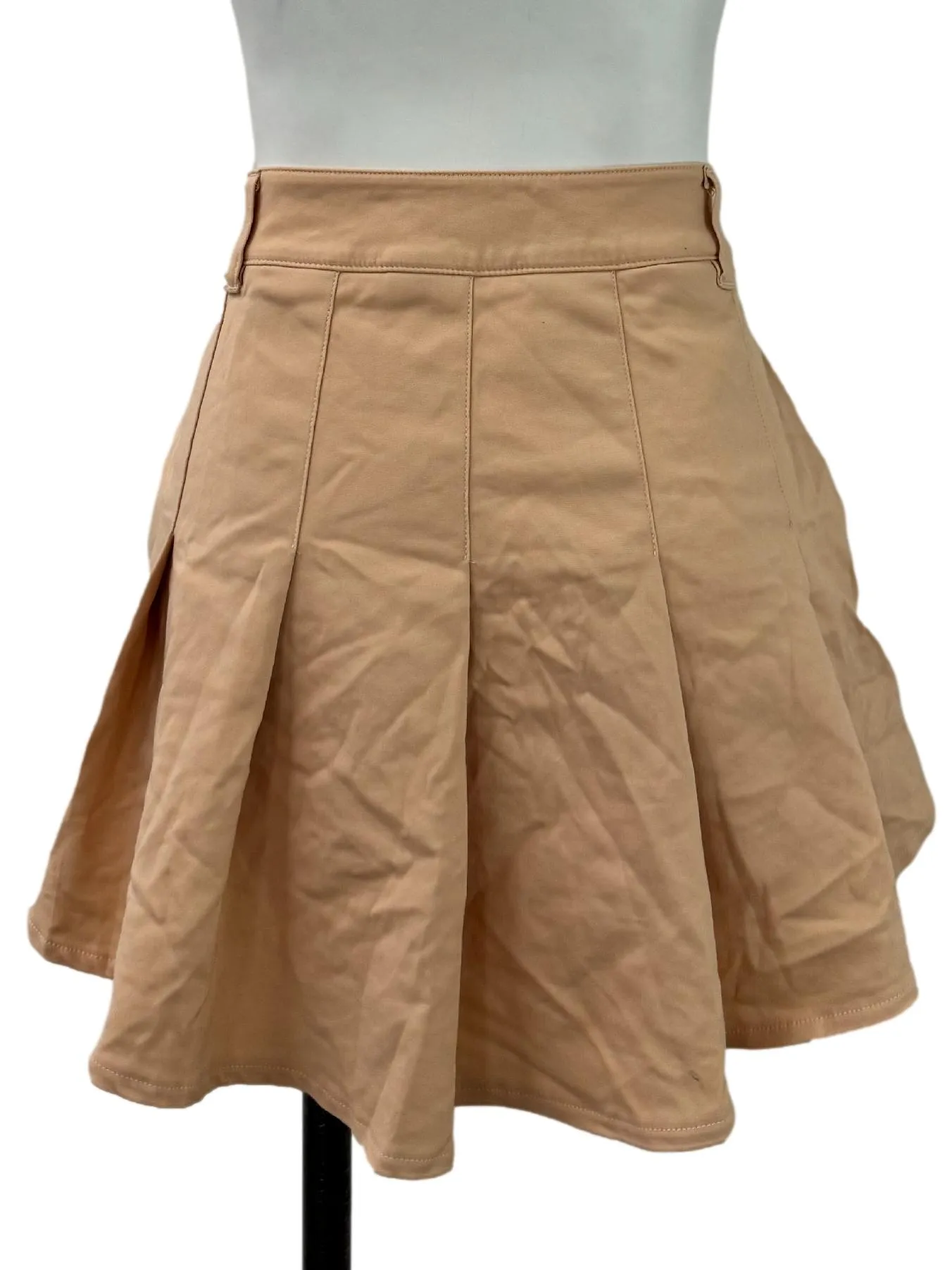 Peach Ruffle Spread Skirt