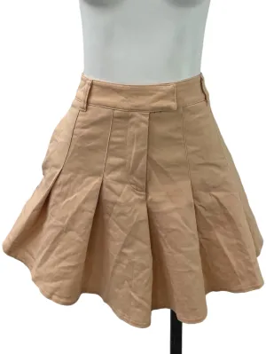 Peach Ruffle Spread Skirt