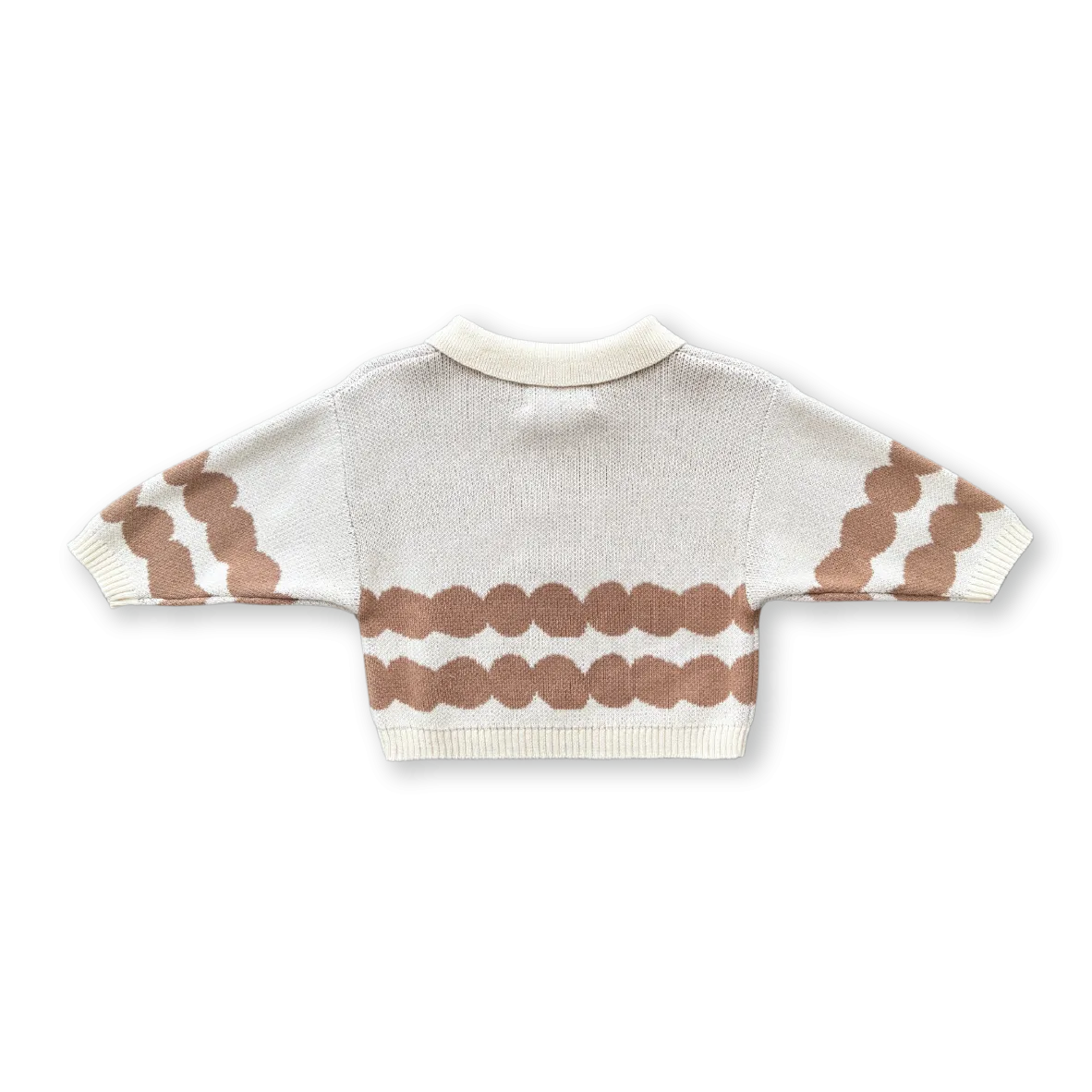 Pebble Collar Pull Over - Milk & Clay