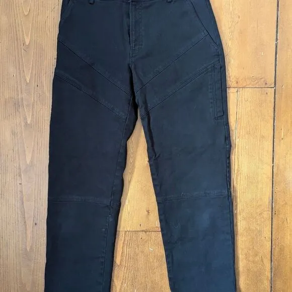 Peruvian Connection Evie Cropped Pants Black Jeans Size 4