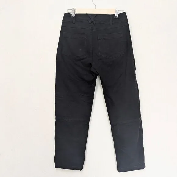 Peruvian Connection Evie Cropped Pants Black Jeans Size 4