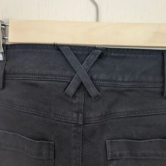 Peruvian Connection Evie Cropped Pants Black Jeans Size 4