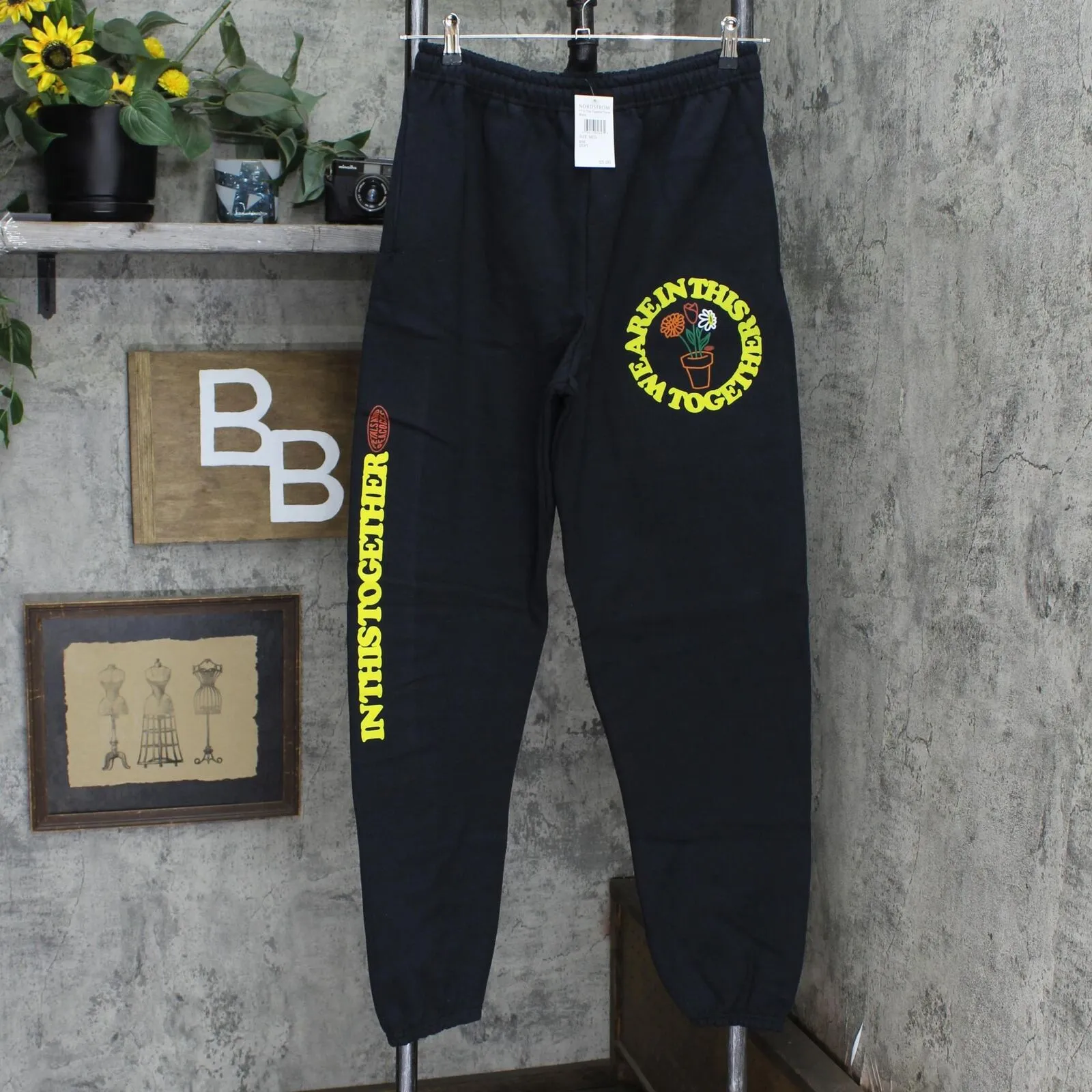 Petals and Peacocks Pull On  In This Together Joggers Sweatpants with Pockets