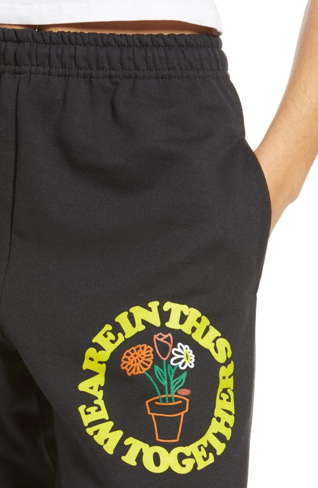 Petals and Peacocks Pull On  In This Together Joggers Sweatpants with Pockets
