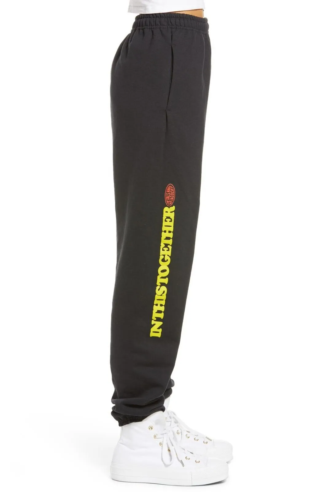Petals and Peacocks Pull On  In This Together Joggers Sweatpants with Pockets