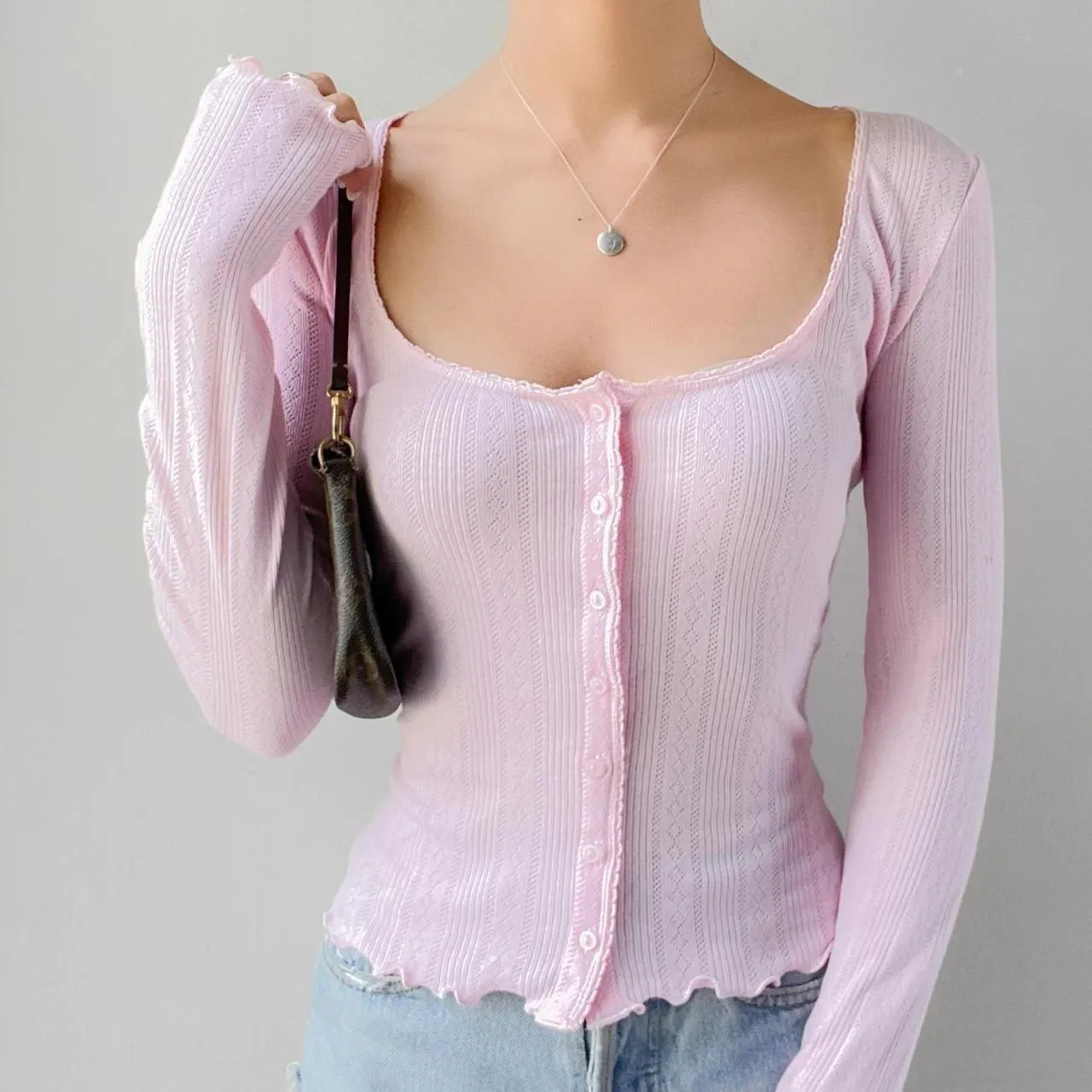 Petronella | Casual Square Collar Top