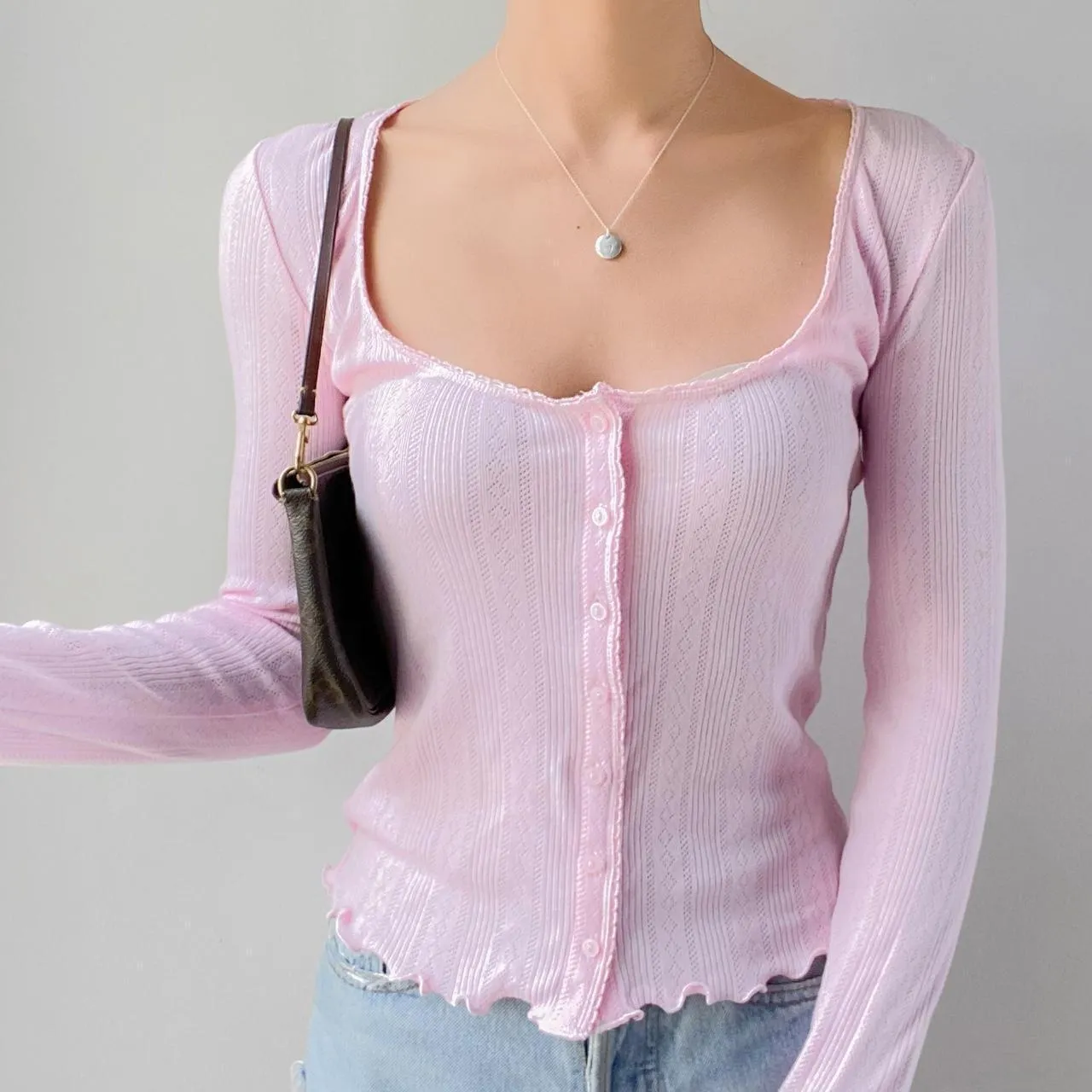 Petronella | Casual Square Collar Top